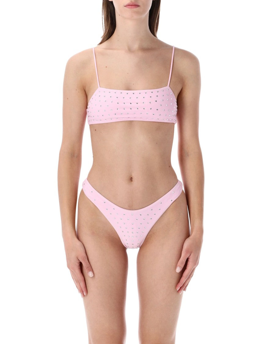 Swim By Di Crystal Bikini Pink Embellished Bikini