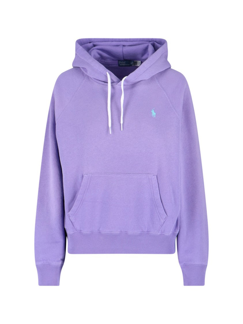 Polo Ralph Lauren Logo Hoodie – Purple