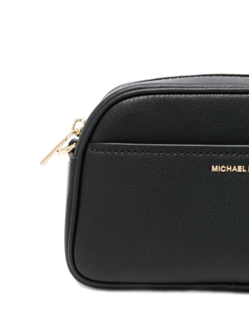 Michael Kors Structured Black Leather Shoulder Bag