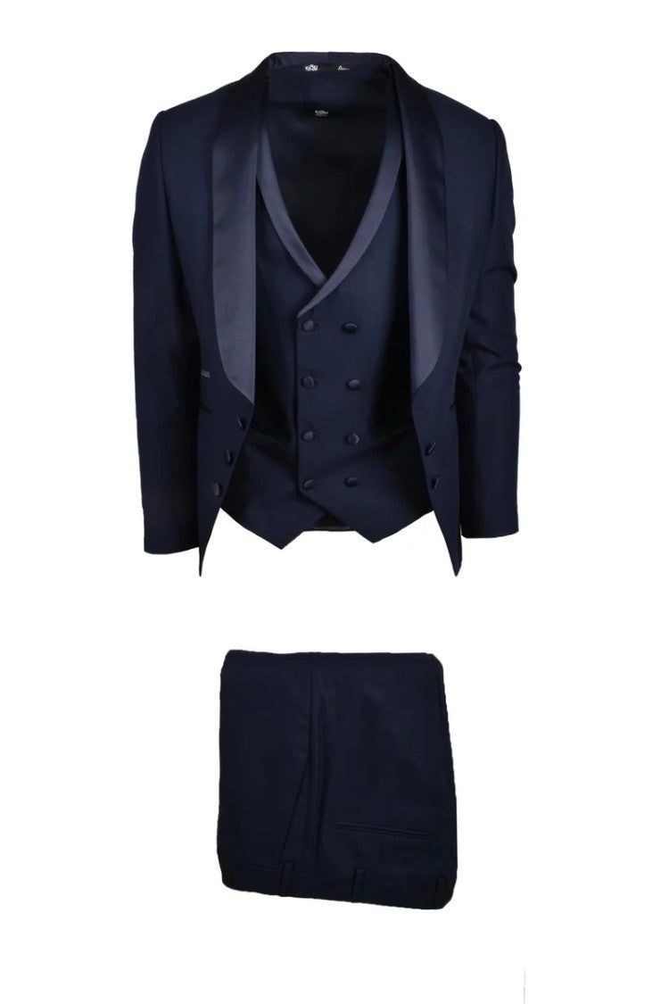 Kigili Men's Dress - Blue