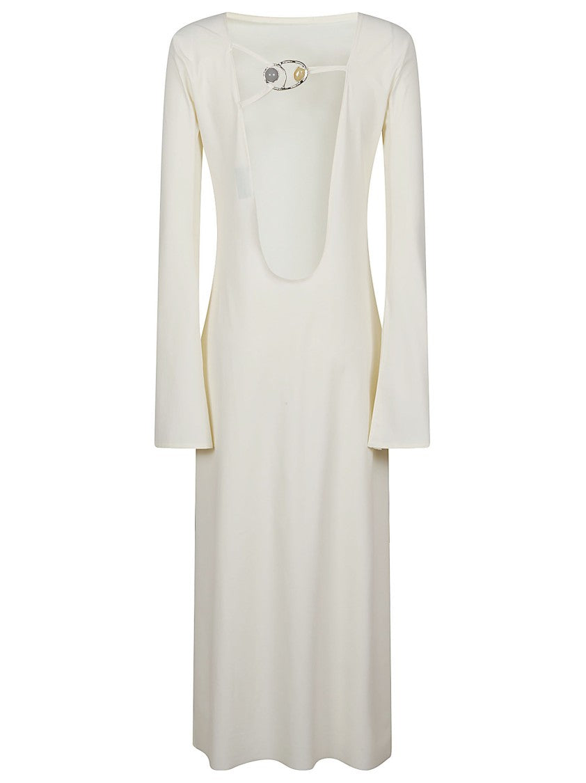Hamoulet Backless Long Backless Maxi Dress