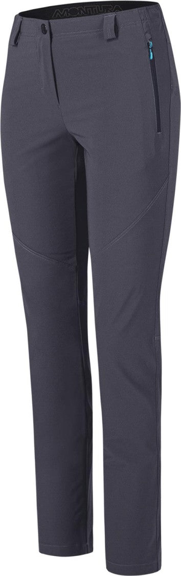 Montura Mid-Rise Straight Pants With Zippered Pockets
