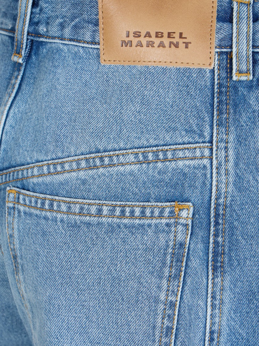 Isabel Marant Oriane-Gz Vintage Wash Denim Jeans