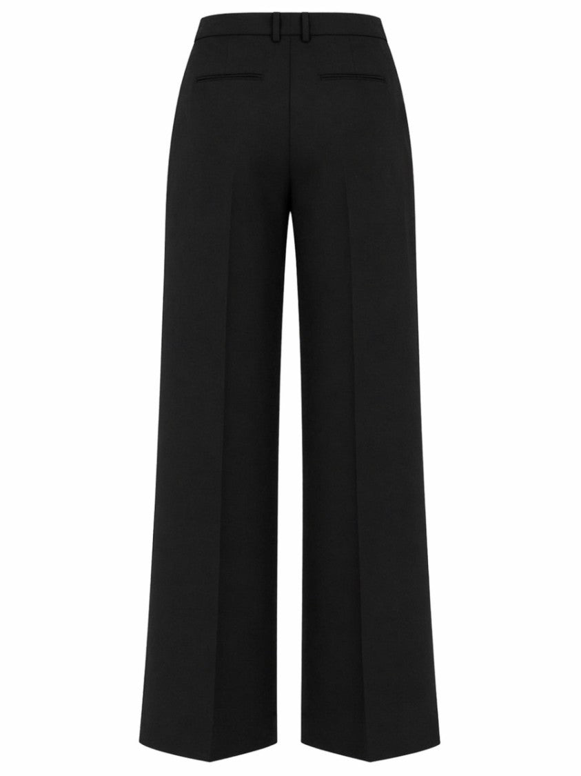 Pt Torino Lola Virgin Wool Front Creases Formal Pants