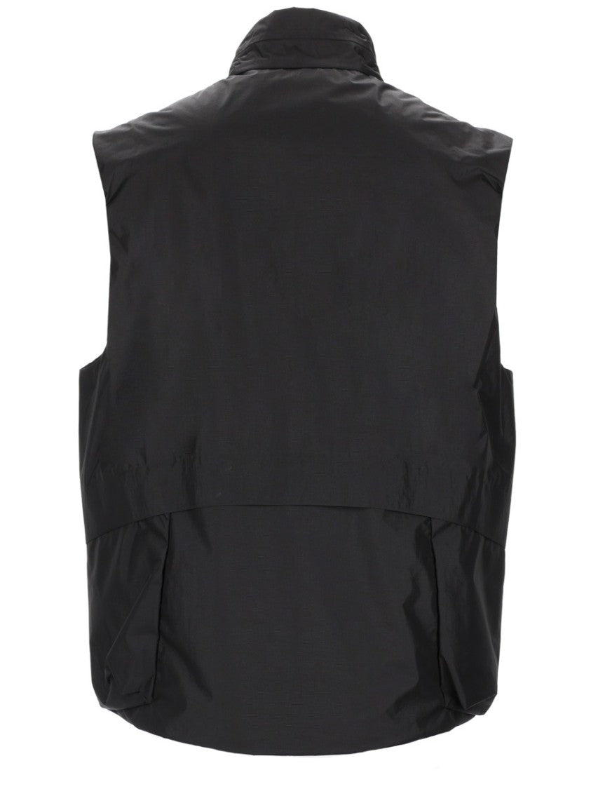 C.P. Company Logo Polyamide Zippered Vest