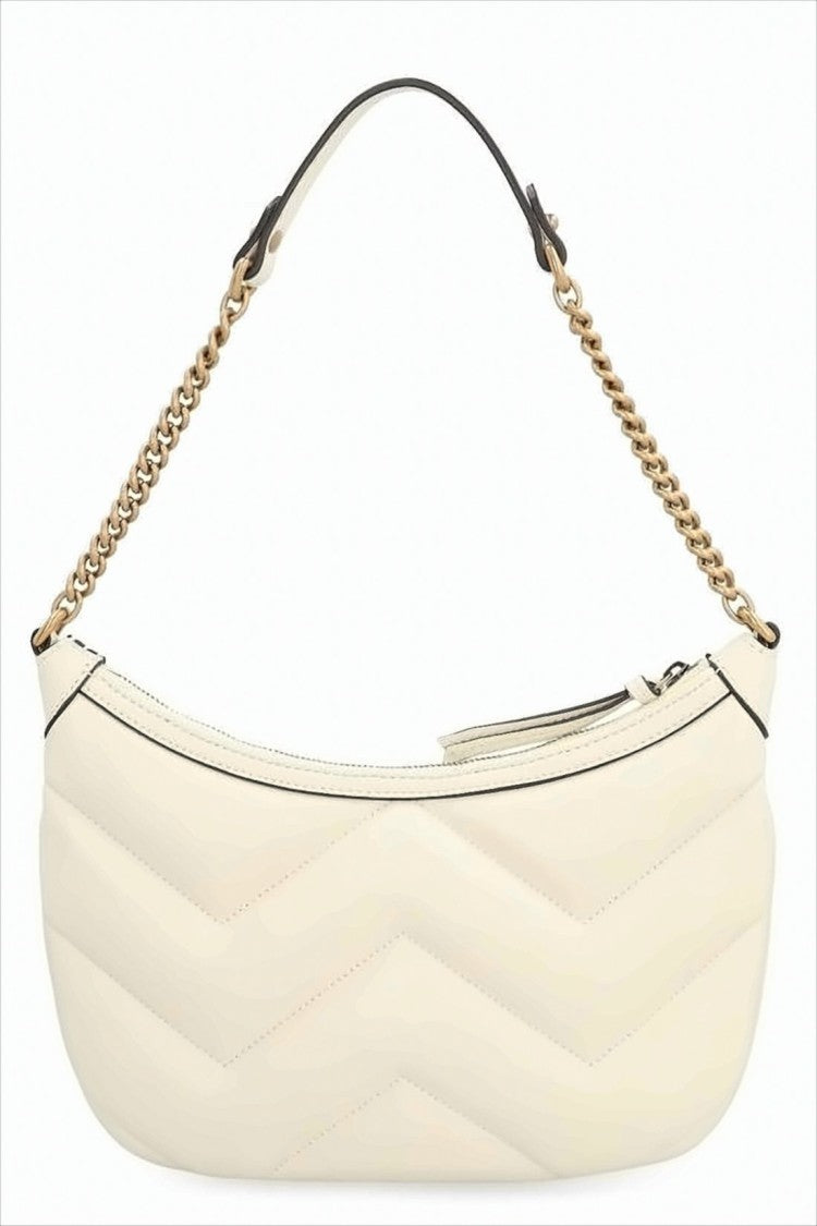 Gucci Chevron Quilted Leather Shoulder Bag