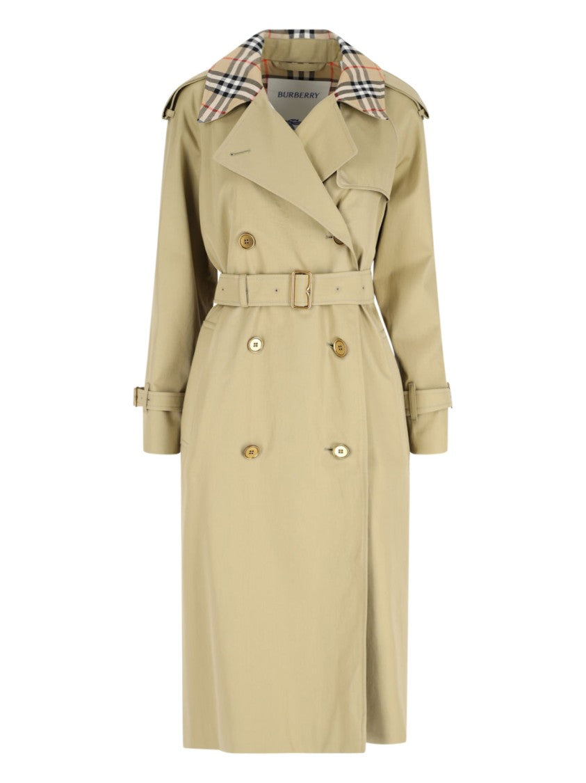 Burberry Double-Breasted Trench – Beige