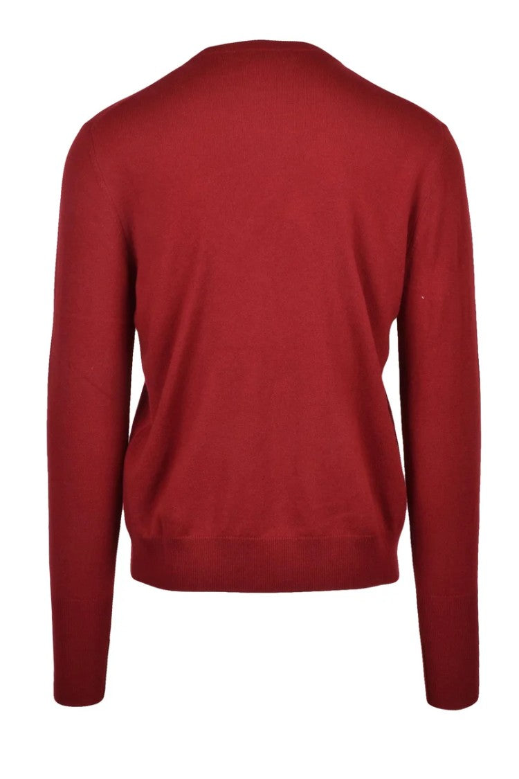 Ballantyne Cashmere Crewneck Pullover - Red