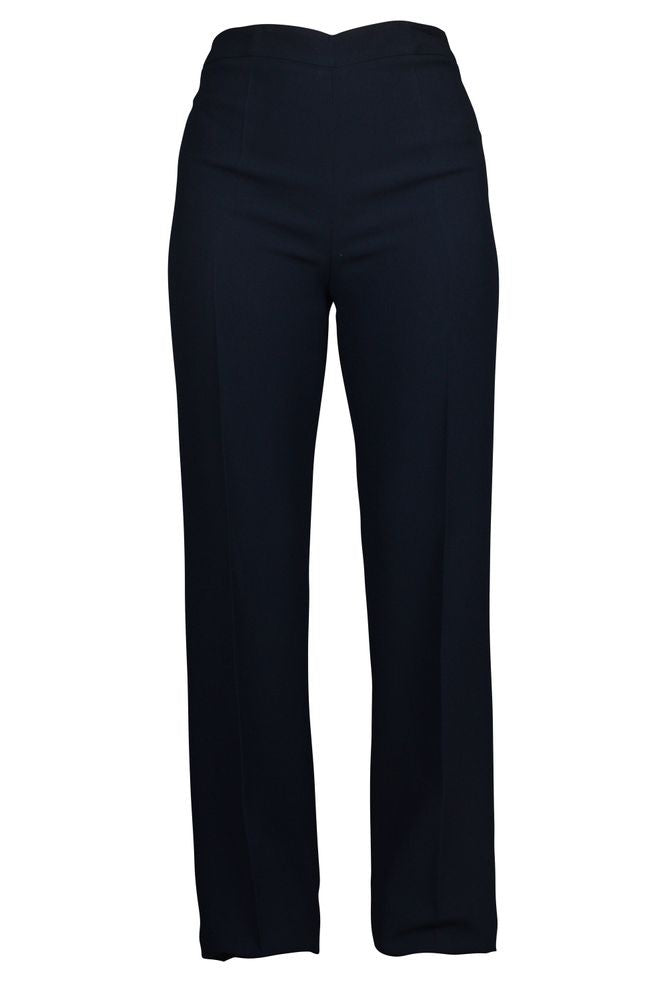 Marly's Fluid Relaxed-Fit Dark Blue Trousers