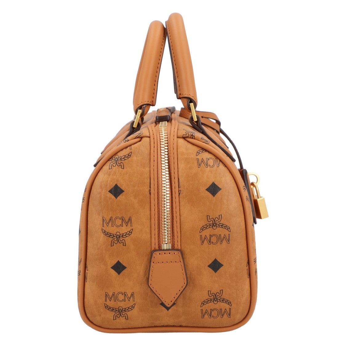 Mcm Ella Boston Bag In Visetos