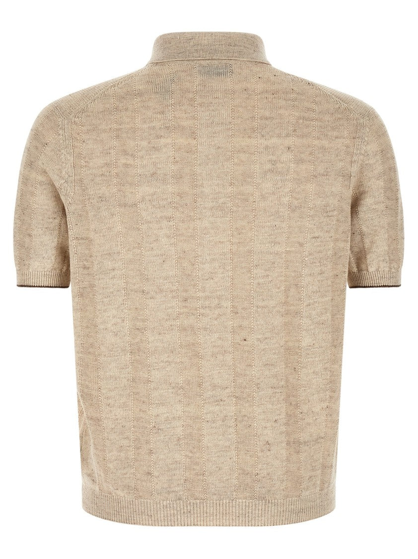 Brunello Cucinelli Operated Ribbed Shirt