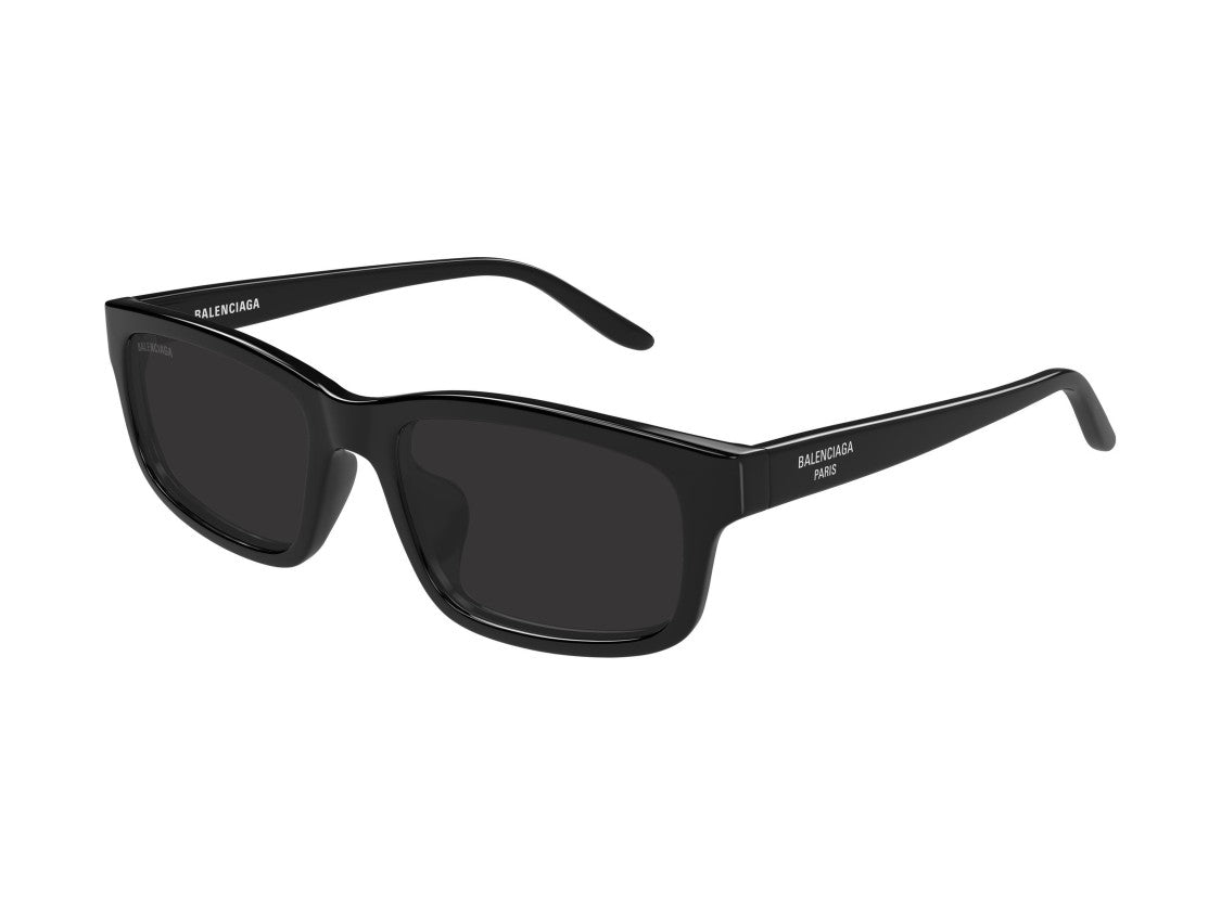 Balenciaga Bb0528sk Black Oversized Square Acetate Sunglasses