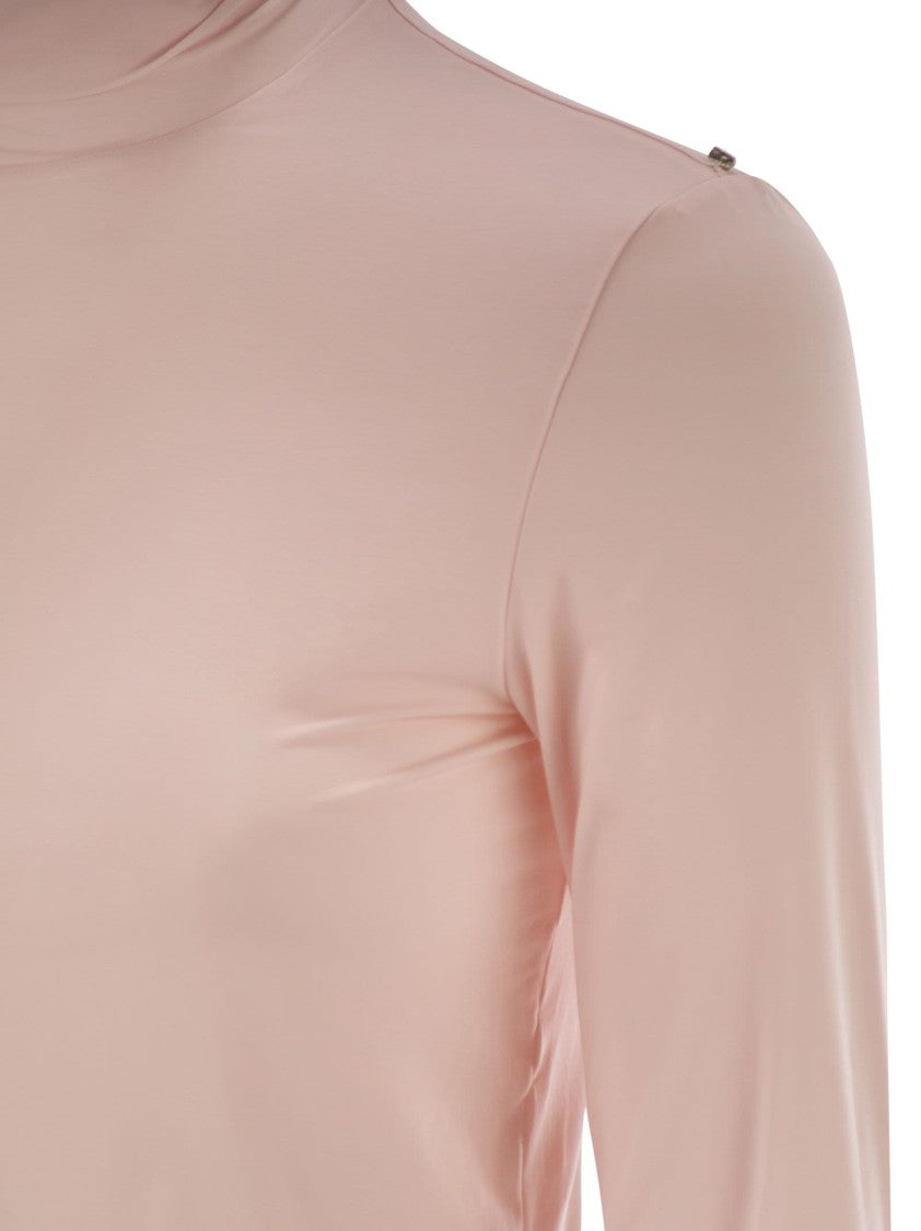 Sportmax Stone - Jersey Turtleneck Jumper