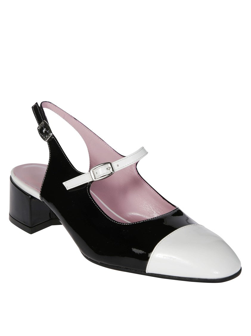 Carel Slingback 01 Shoe With Wide Heel