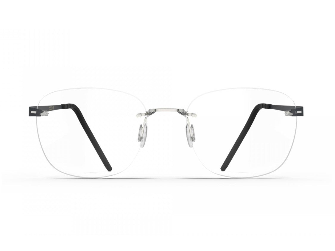 Blackfin Black Aero Loop Rimless Titanium Glasses