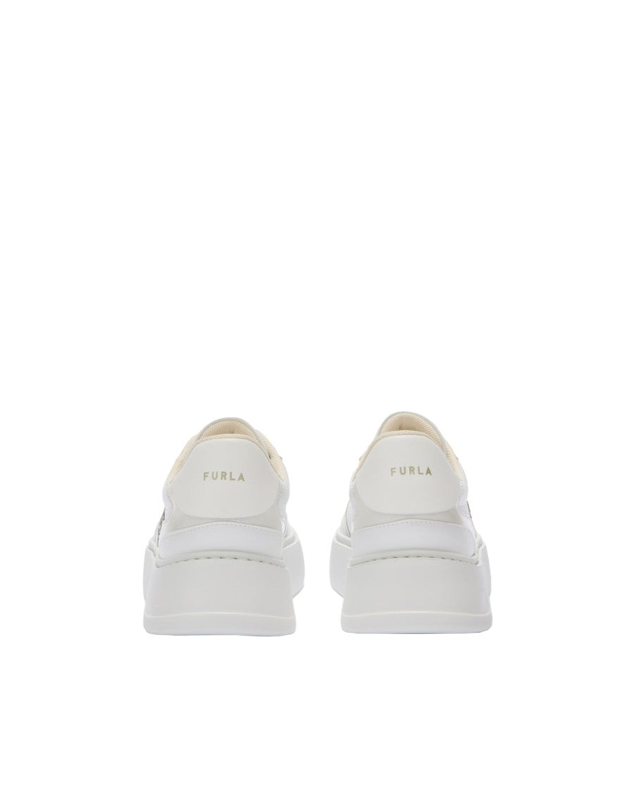 Furla Sport T.30 Sneakers – Talc H/Marshmallow/Silver