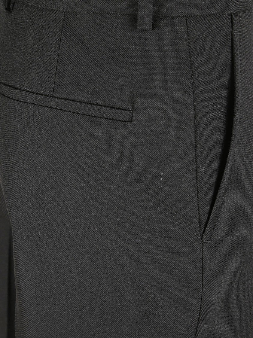 Valentino Garavani Straight-Leg Trousers With Central Ironed Pleats