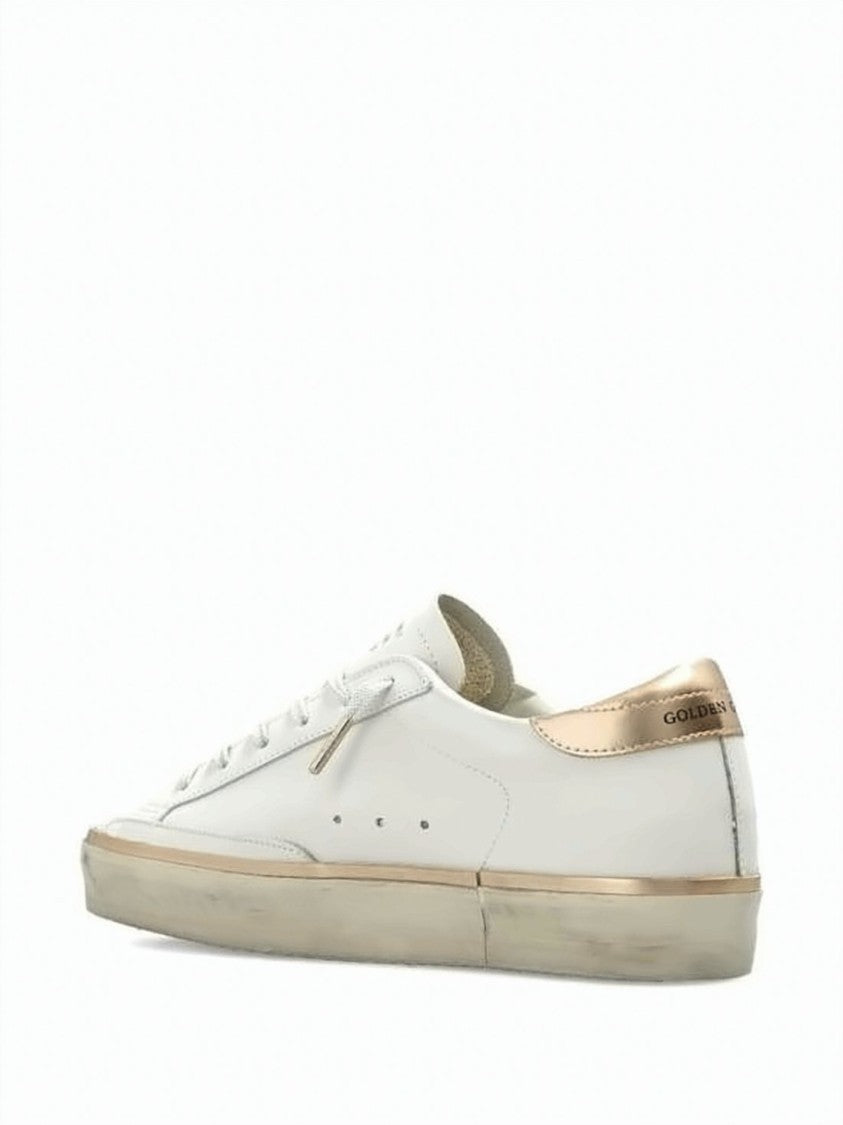 Golden Goose Low-Top Vintage Sneakers With Metallic Accents