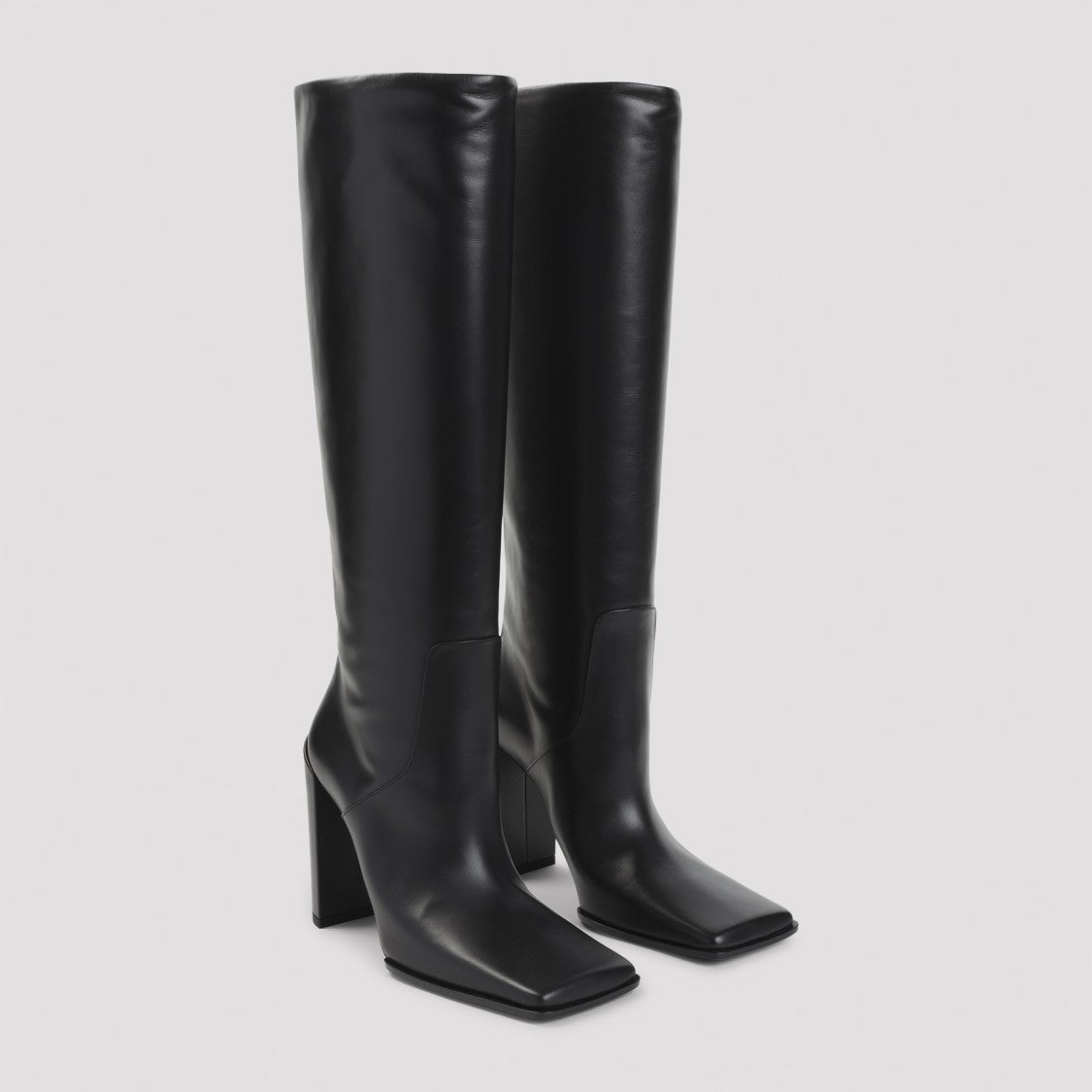 Alaïa Black Calf Leather Ankle Boots