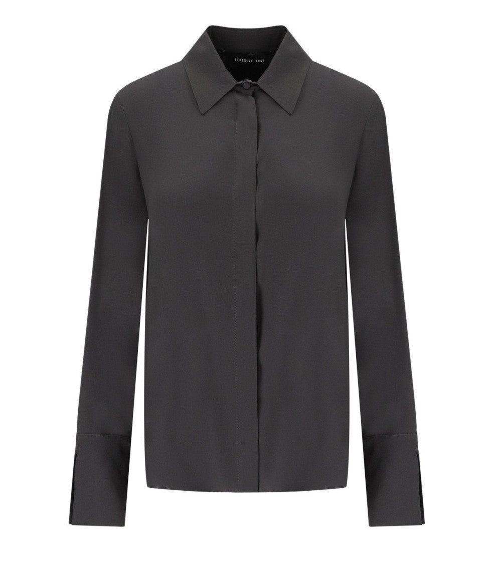 Federica Tosi Dark Grey Shirt