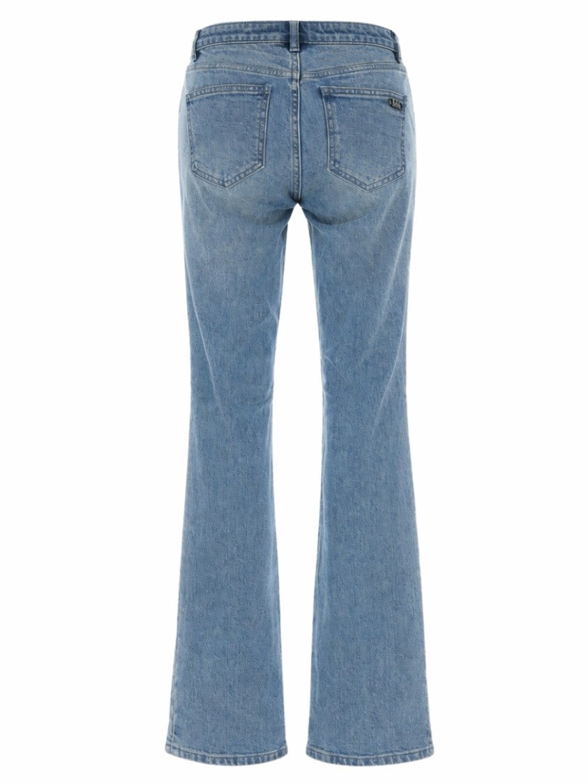 Michael Michael Kors Cigarette Soft Denim Faded Jeans