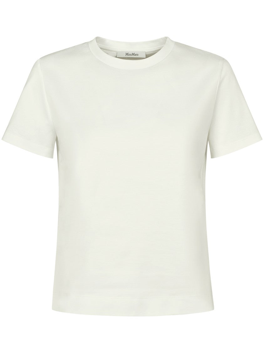 Max Mara Short-Sleeve T-Shirt With Round Neckline