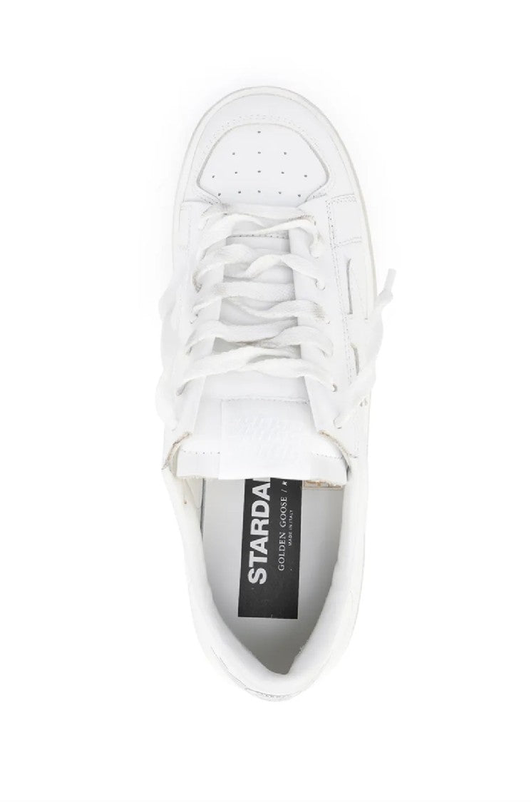 Golden Goose Low-Top White Leather Sneakers