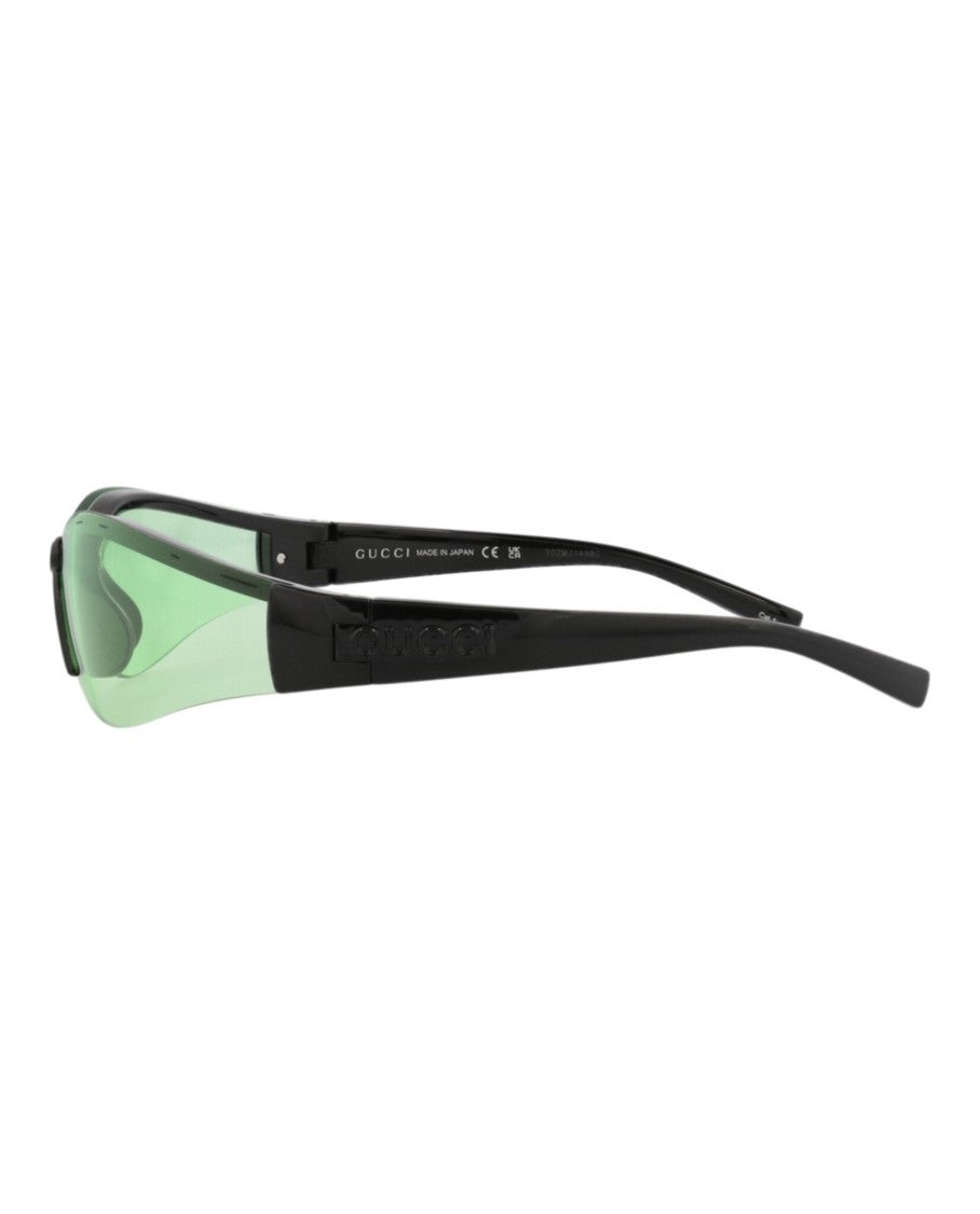 Gucci Shield-Frame Injection Sunglasses