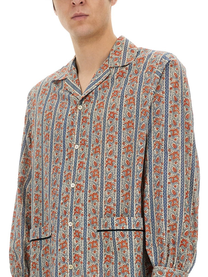 Valentino Pajama Shirt With "Voyage Imaginaire" Print