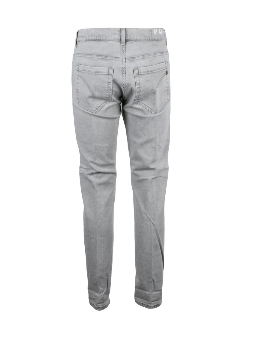 Dondup Light Grey George Skinny-Leg Stretch Jeans