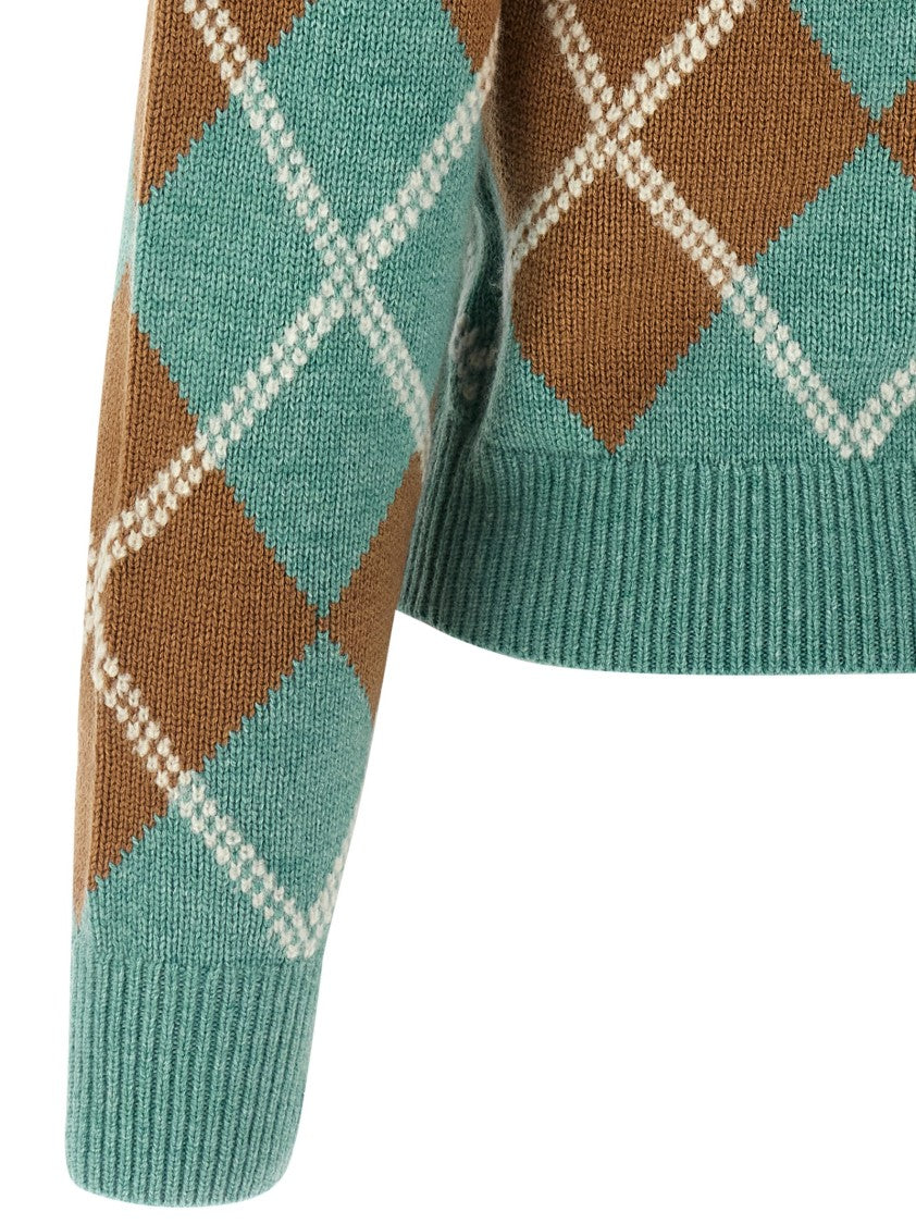 Guest In Residence 'Collegiate Argyle' Polo Shirt