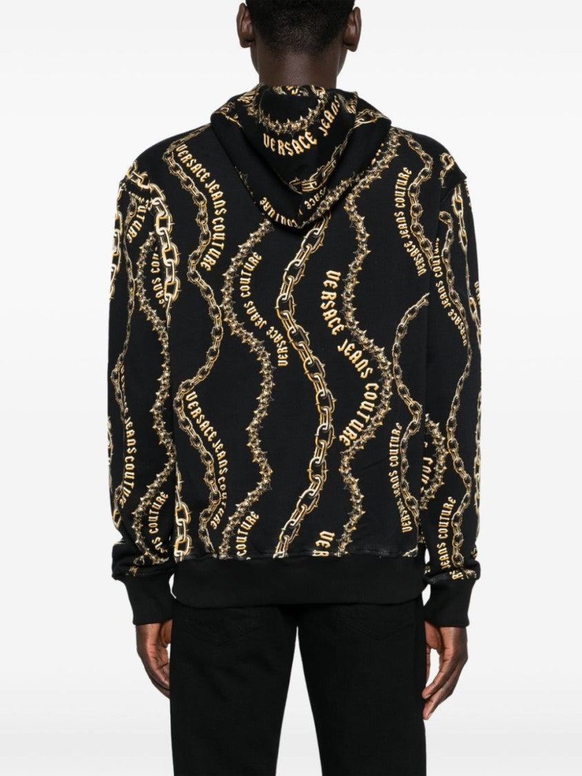 Versace Jeans Couture Hooded Sweatshirt With Print
