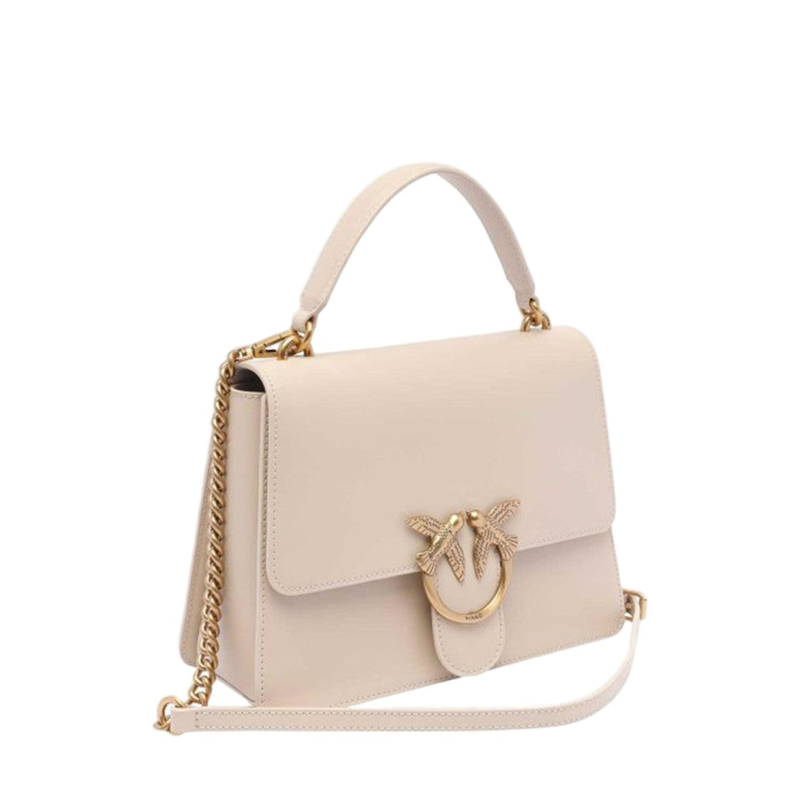 Pinko Structured Leather Handbag
