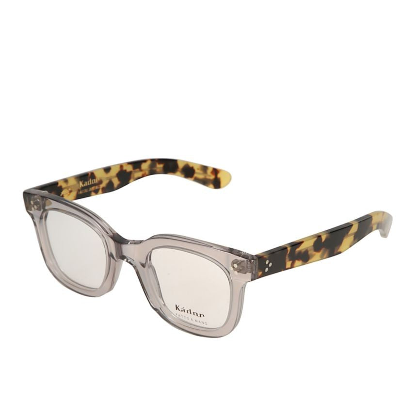 Kador Grey Heritage Translucent Square Sunglasses