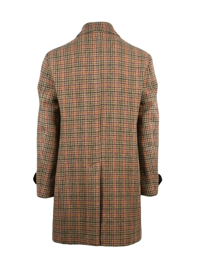L.B.M. 1911 Multicolor Virgin Wool Coat