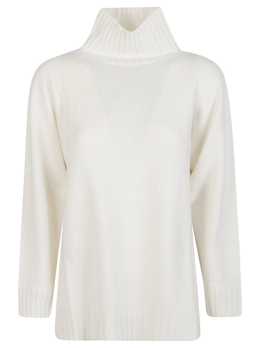 Max Mara Aceti Finely Knit Cashmere Turtleneck Sweater