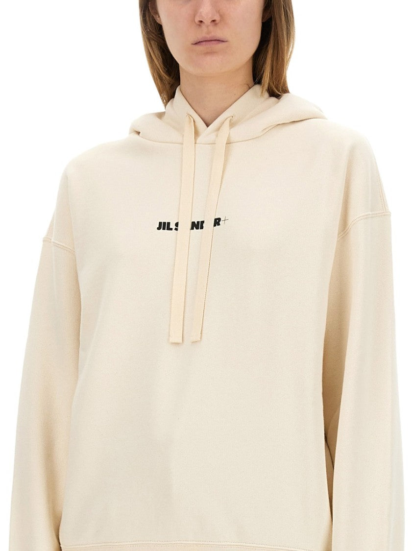 Jil Sander Relaxed-Fit Cotton Sweatshirt With Front Logo