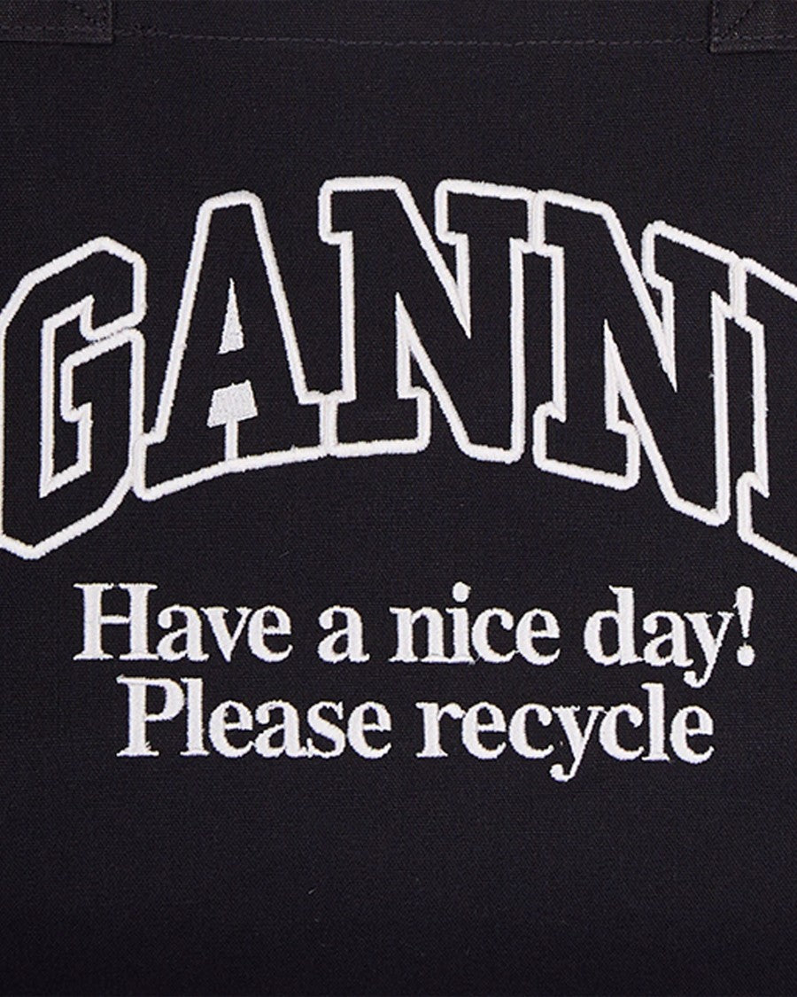Ganni Xxl Phantom Tote Bag