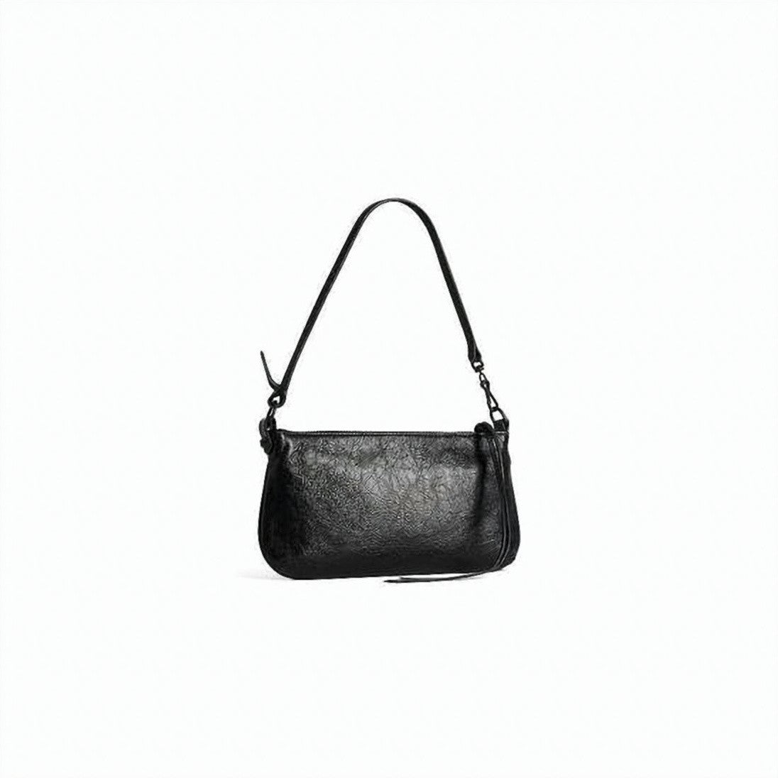 Balenciaga Rectangular Lambskin Leather Pouch With Decorative Studs