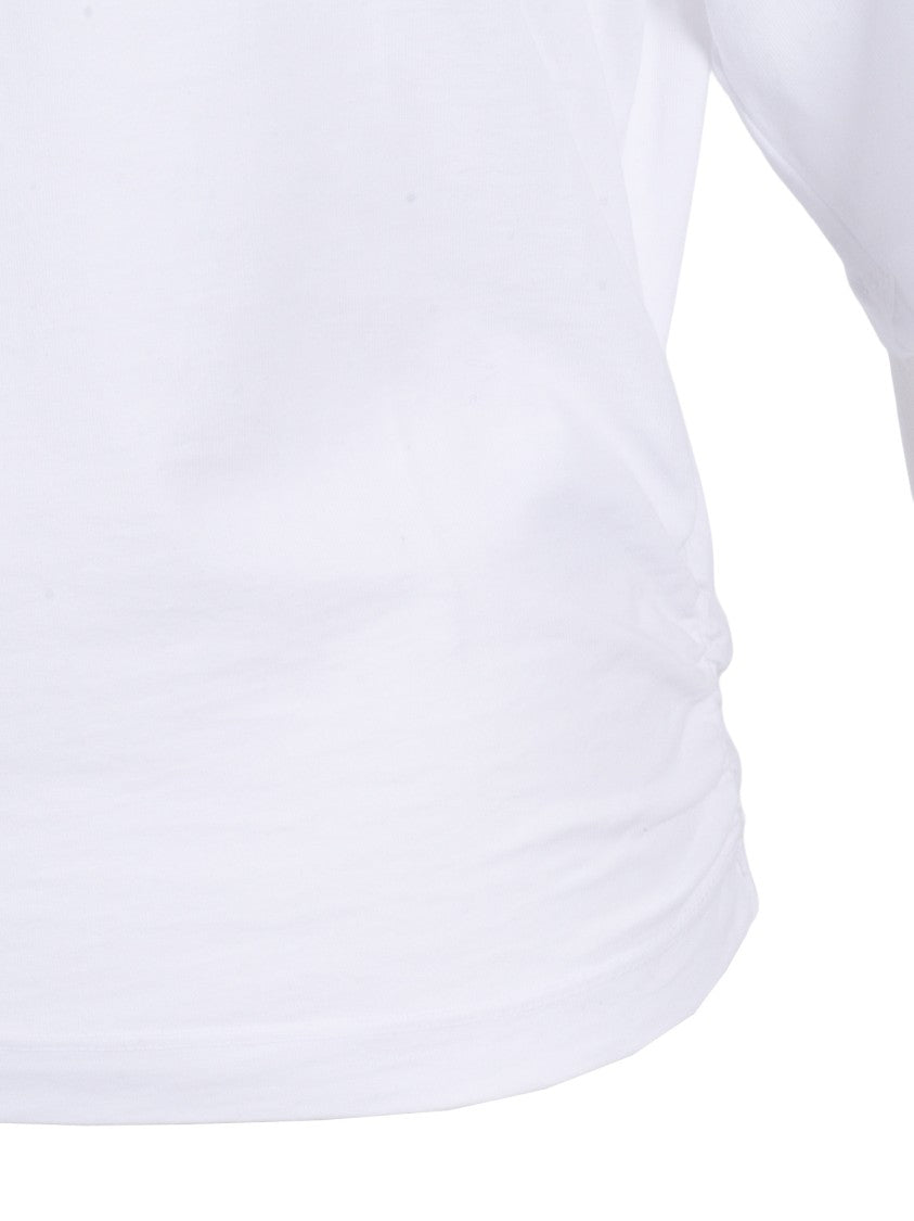 Agolde Shari Sculptural Ruched T-Shirt