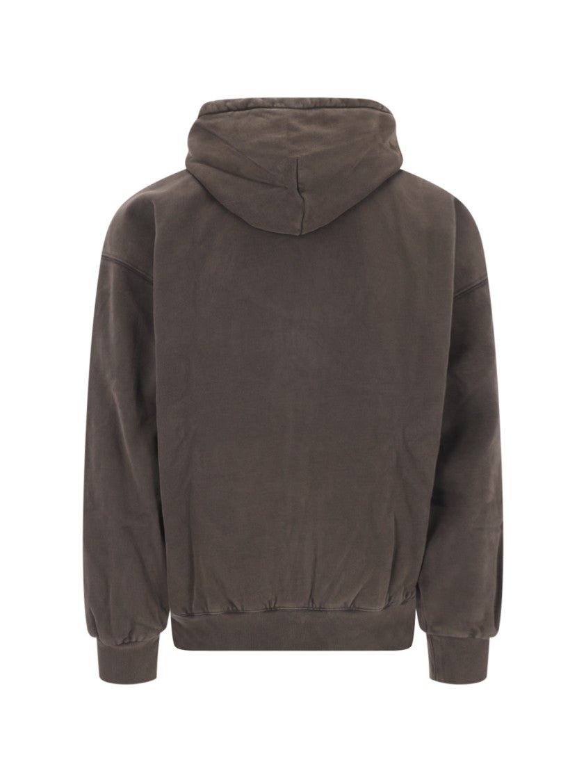 Carhartt Wip Brown Vista Padded Hooded Cotton Denim Jacket