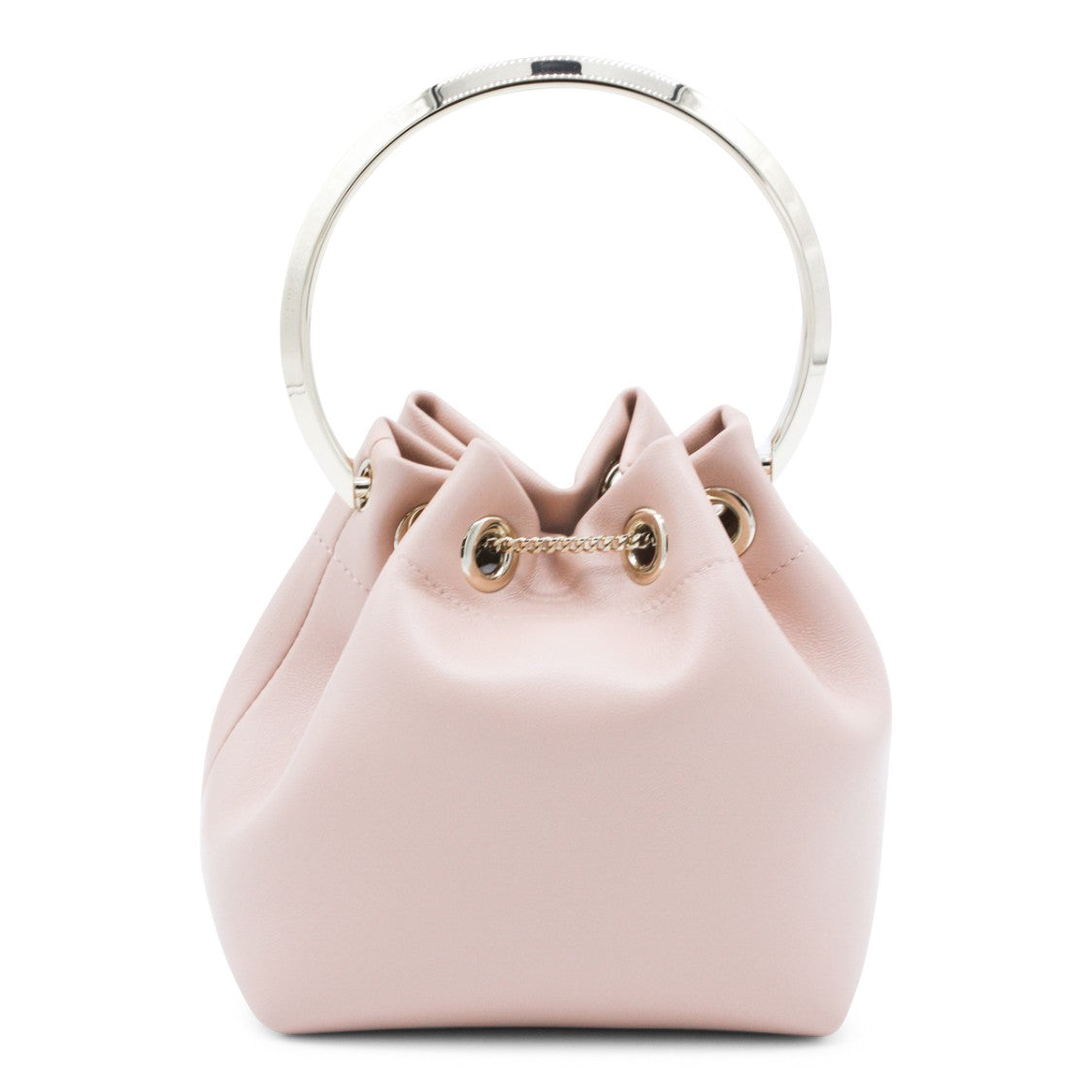 Jimmy Choo Macaron And Light Gold Bon Bon Top Handle Bag