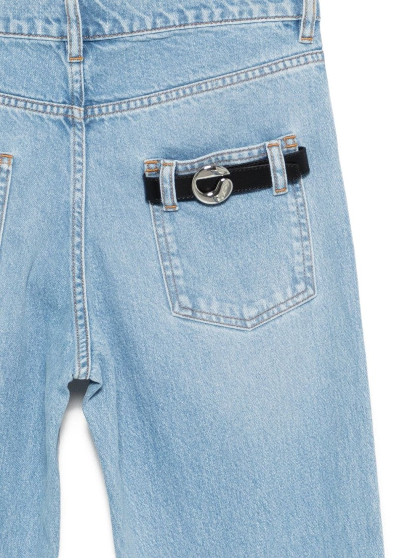 Coperni Light Blue Denim Straight-Leg Trousers