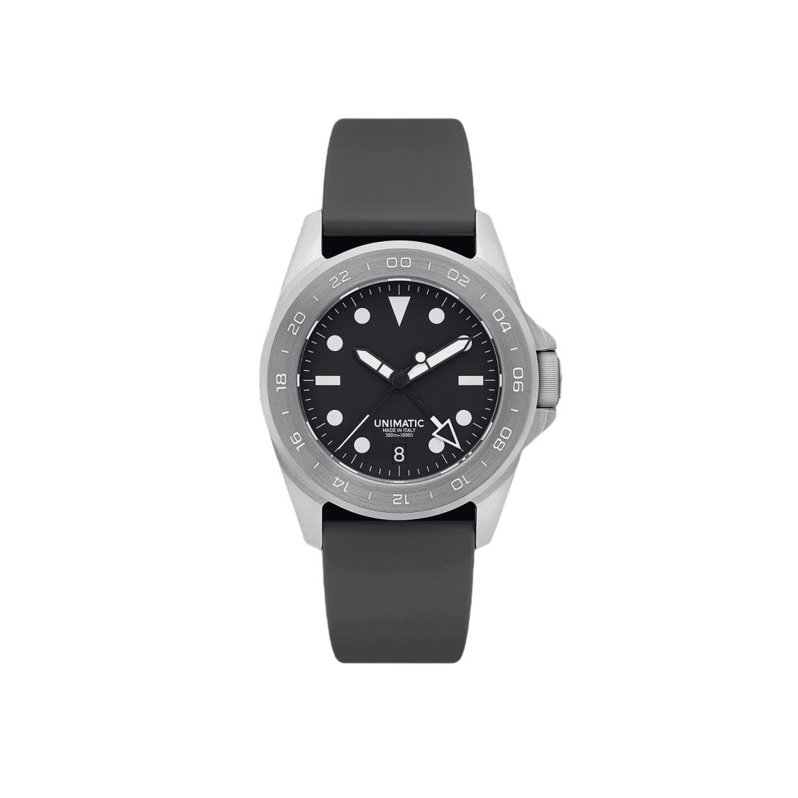 Unimatic Sporty Stainless Steel Round Watch
