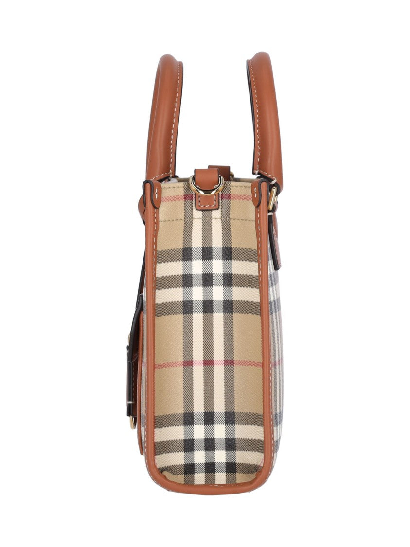 Burberry Freya' Mini Bag – Beige