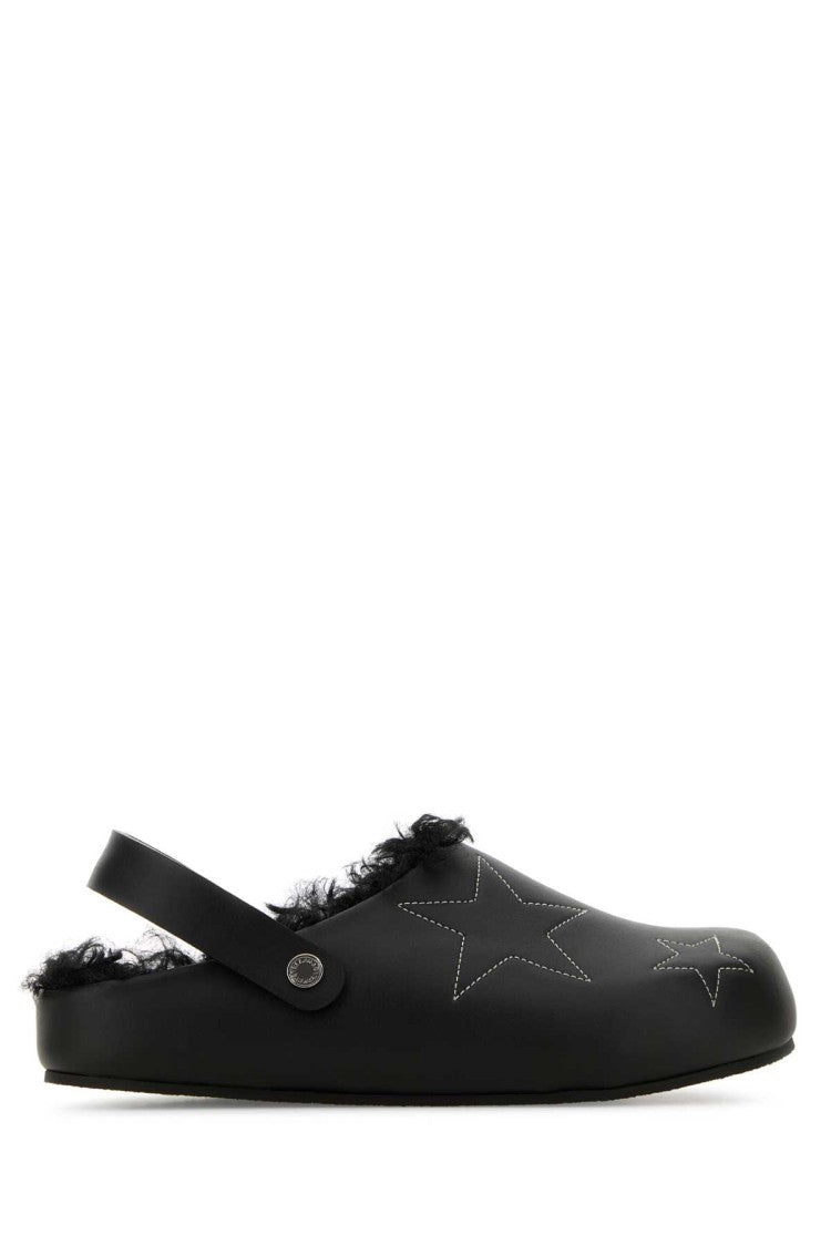 Stella Mccartney Black Alter Mat Elyse Slippers