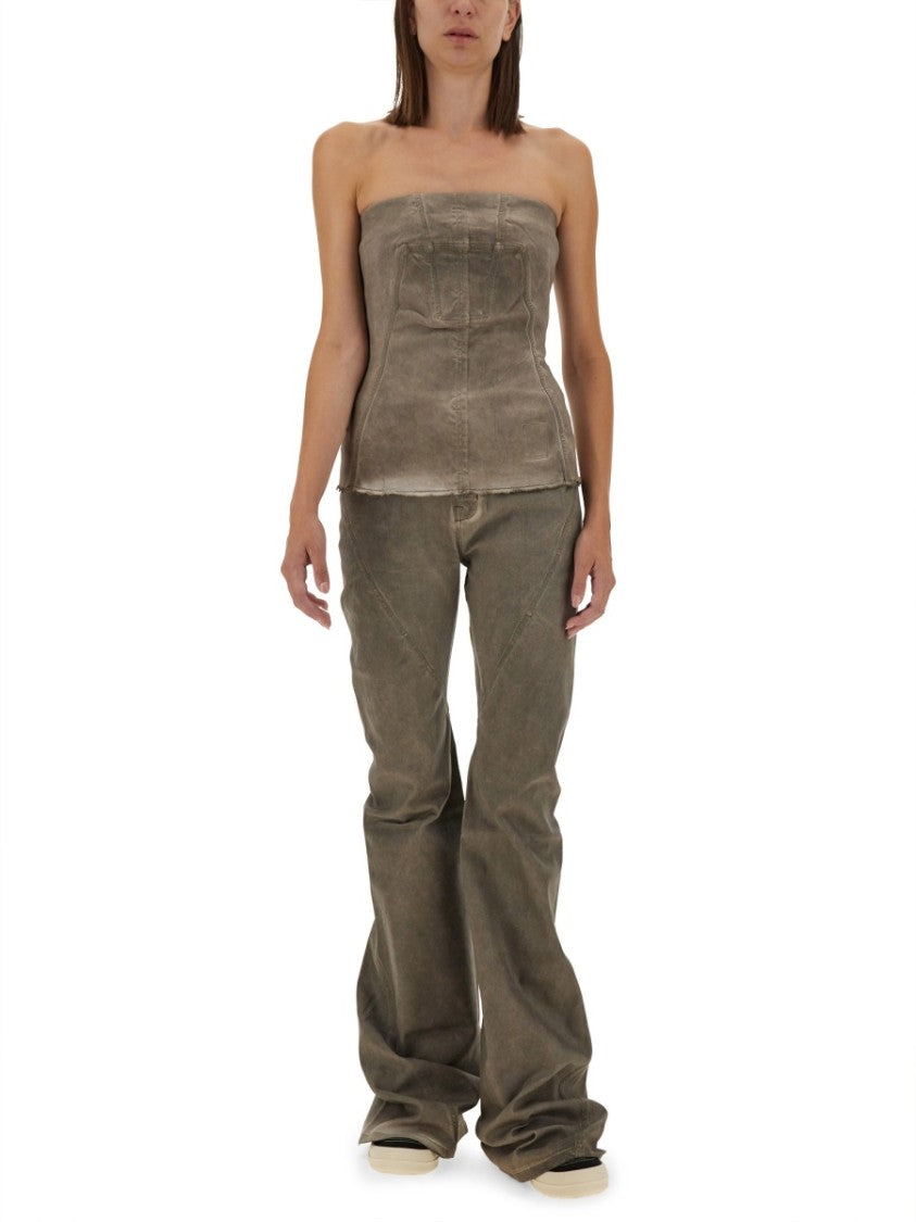 Drkshdw By Rick Owens Bootcut Denim Pants