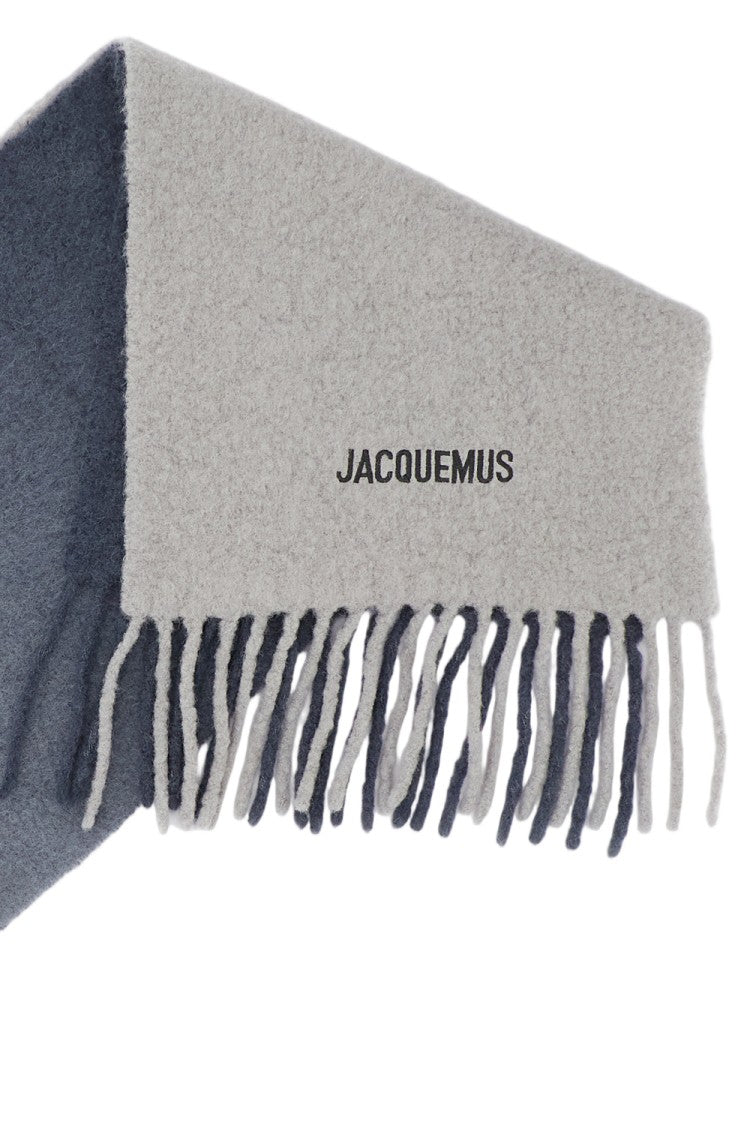 Jacquemus Multi-Grey L'echarpe Moisson Gradient Alpine Scarf