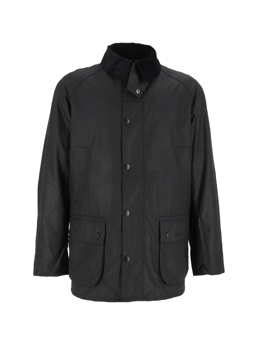 Barbour Waxed Cotton Ashby Jacket With Structured Silhouette