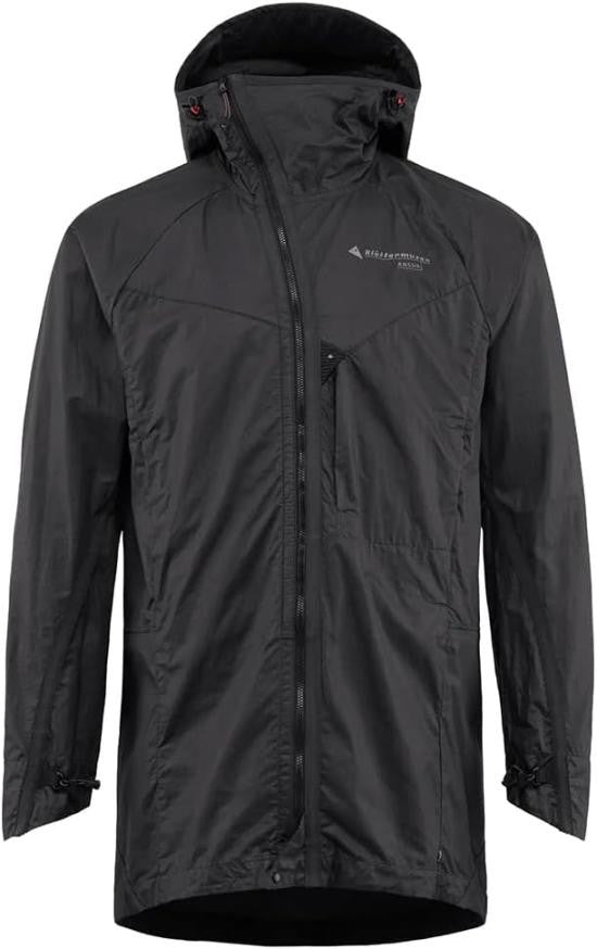 Klattermusen High Collar Hooded Jacket With Front Zipper
